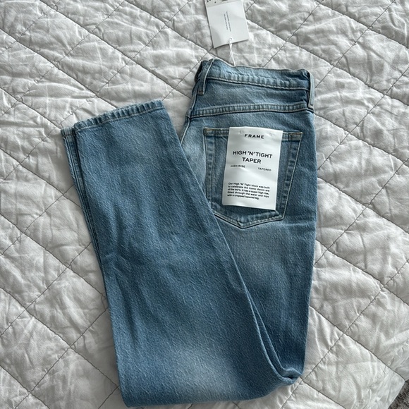 Frame Le High 'N' Tight Taper Jeans in Demarco - Picture 8 of 11